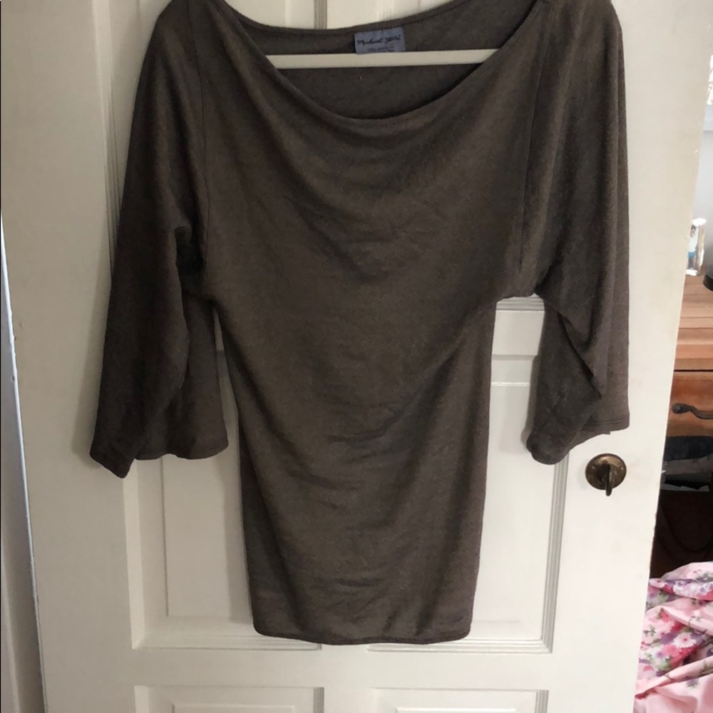 Michael stars metallic tunic